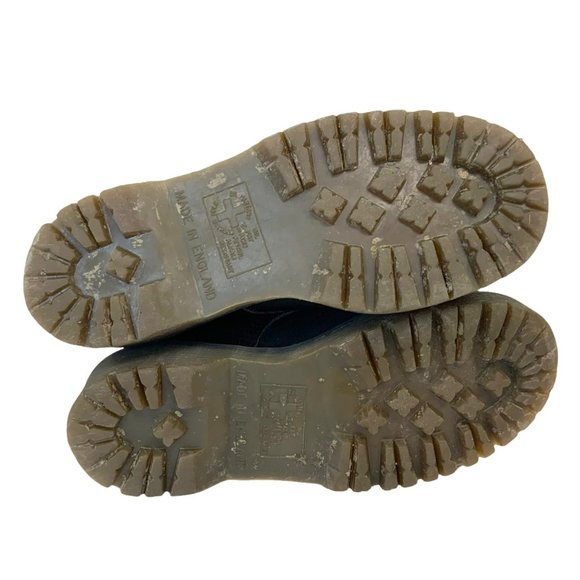 Dr Martens 101 Ub Bex 6 Eye Boot In Black Pisa Size 7 - Picture 3 of 7